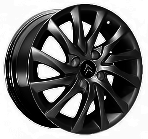 ДискCitroenCi56JxR15 PCD4x108 ET27 DIA65.1,чёрный