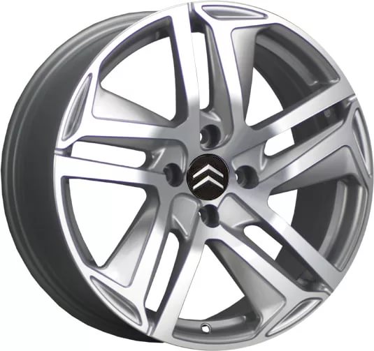 ДискCitroenCi546 Concept6.5JxR16 PCD5x114.3 ET38 DIA67.1,серебристый