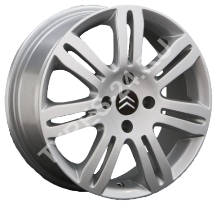 ДискCitroenCi95.5JxR14 PCD4x108 ET24 DIA65.1,белый