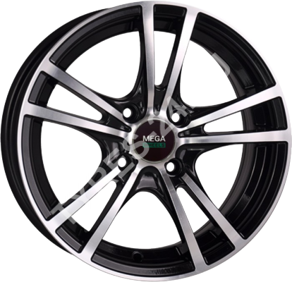 ДискCross StreetY91297JxR17 PCD5x115 ET44 DIA70.3,чёрный