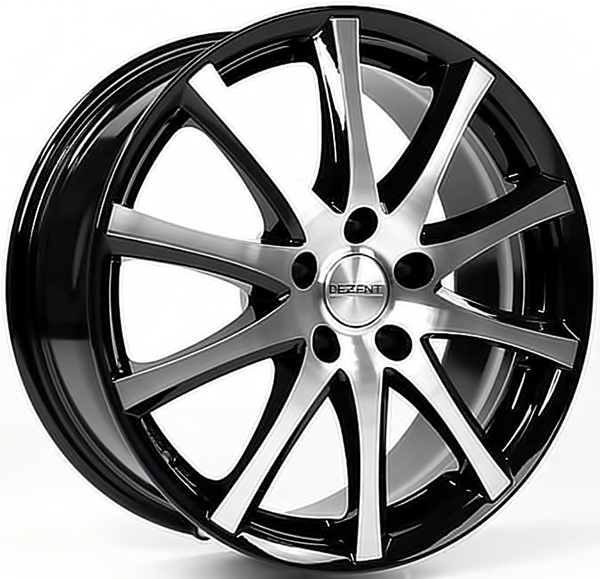 ДискDezentRM7.5JxR17 PCD5x108 ET48 DIA70.1,чёрный