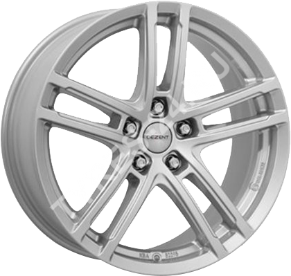 ДискDezentTZ7.5JxR18 PCD5x108 ET53 DIA63.4,серебристый