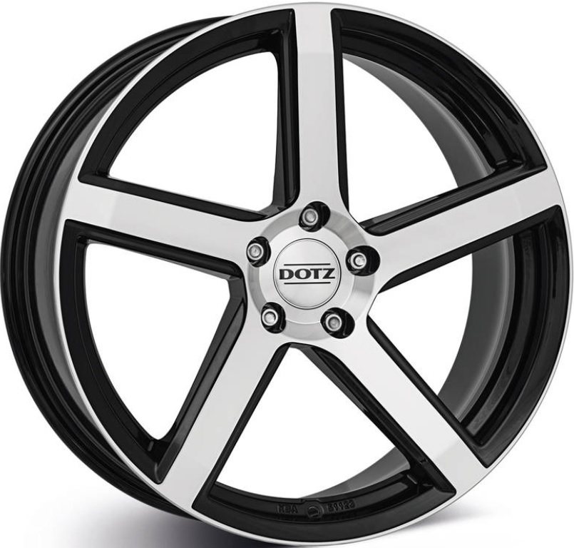 ДискDotzCP58JxR17 PCD5x108 ET45 DIA70.1,чёрный