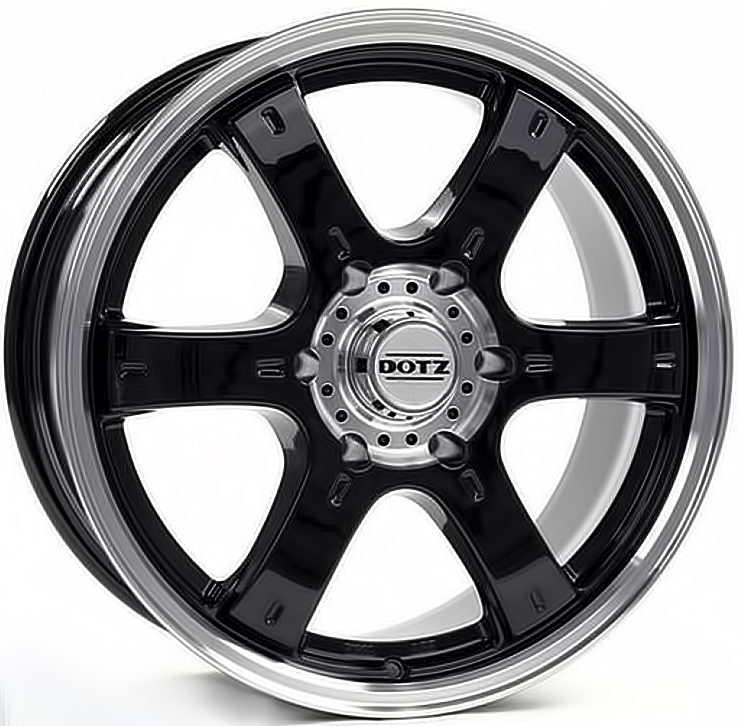 Диск Dotz Crunch 8JxR18 PCD5x114.3 ET35 DIA500, чёрный