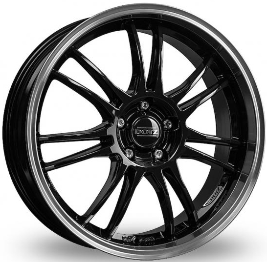 ДискDotzShift7JxR16 PCD5x114.3 ET48 DIA71.6,чёрный