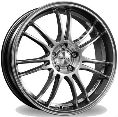 ДискDotzShift7JxR16 PCD5x100 ET35 DIA500,серебристый