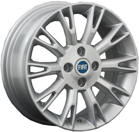 ДискFiatFT26JxR15 PCD4x100 ET43 DIA56.6,серебристый