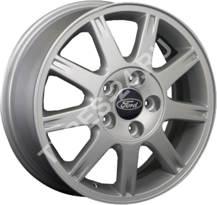 ДискFordFD116JxR15 PCD5x108 ET52.5 DIA63.3,серебристый