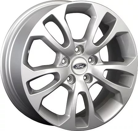 ДискFordFD166.5JxR16 PCD5x108 ET53 DIA63.3,серебристый