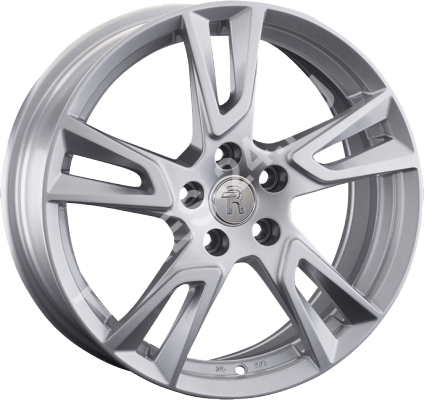 ДискFordFD1617.5JxR17 PCD5x108 ET52 DIA63.3,серебристый