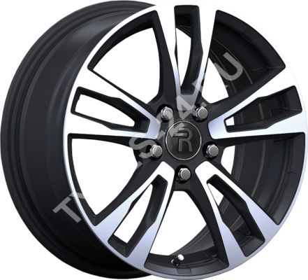 ДискFordFD1697.5JxR17 PCD5x108 ET52.5 DIA63.3,чёрный