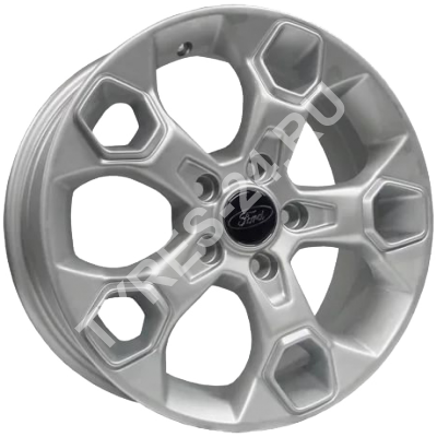 ДискFordFD296JxR15 PCD4x108 ET53 DIA63.3,чёрный