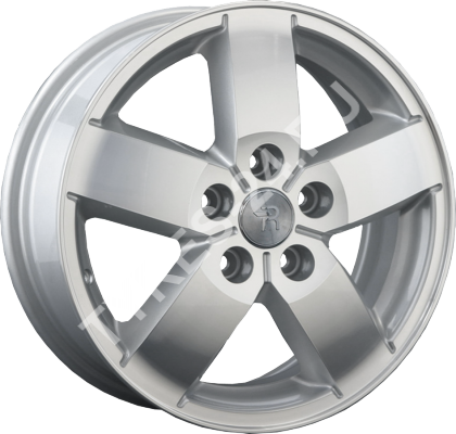 ДискFordFD36JxR15 PCD5x108 ET52.5 DIA63.3,серебристый