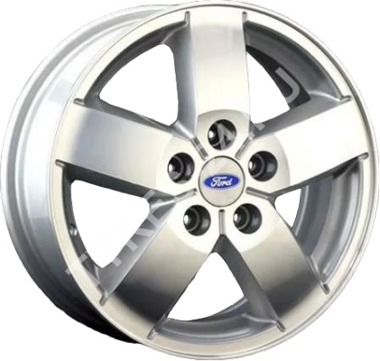 ДискFordFD36JxR15 PCD5x108 ET52.5 DIA63.3,серебристый