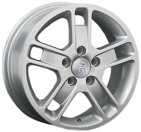 ДискFordFD556JxR15 PCD5x108 ET52.5 DIA63.3,серебристый