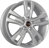 ДискFordFD617JxR17 PCD5x108 ET50 DIA63.3,серебристый