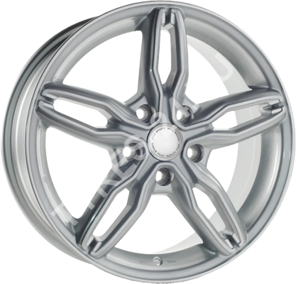 ДискFordFo63H7.5JxR17 PCD5x108 ET53 DIA63.3,серебристый