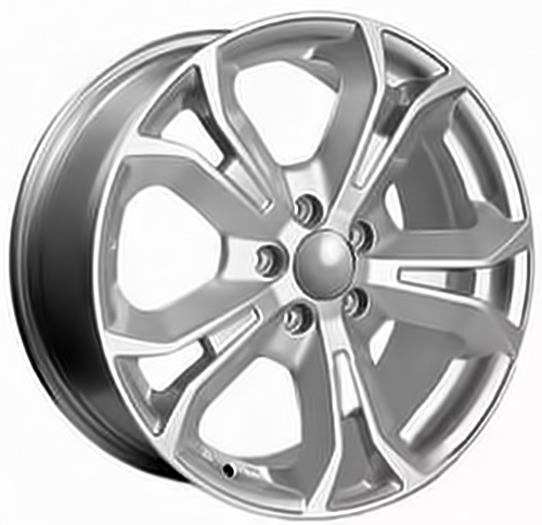 ДискFordFo66H7.5JxR17 PCD5x108 ET53 DIA63.3,серебристый