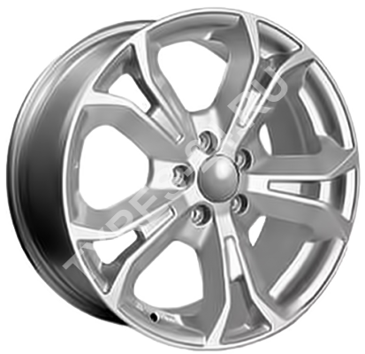 ДискFordFo66H7.5JxR17 PCD5x108 ET53 DIA63.3,чёрный