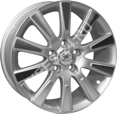 ДискFordR8196.5JxR16 PCD5x108 ET52.5 DIA63.4,серебристый