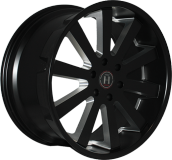 ДискHarpY-109.5JxR22 PCD6x139.7 ET25 DIA106.3,чёрный