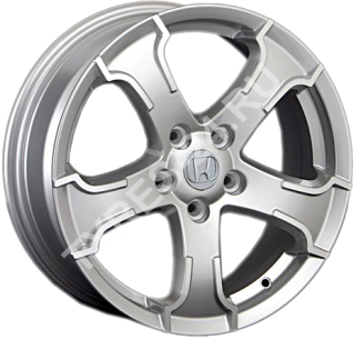 ДискHondaH496.5JxR17 PCD5x114.3 ET50 DIA64.1,серебристый