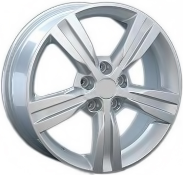 ДискHondaH507.5JxR17 PCD5x114.3 ET55 DIA64.1,серебристый