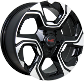 ДискHondaH519 Concept7.5JxR17 PCD5x114.3 ET45 DIA64.1,чёрный