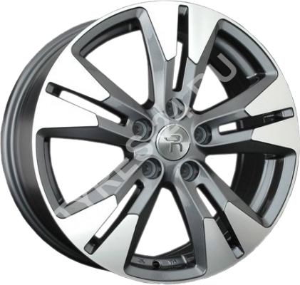 ДискHondaH807.5JxR17 PCD5x114.3 ET55 DIA64.1,серый