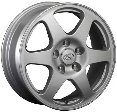ДискHyundaiHND156.5JxR16 PCD5x114.3 ET53 DIA67.1,серебристый