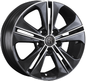 ДискHyundaiHND2246JxR16 PCD5x114.3 ET43 DIA67.1,чёрный