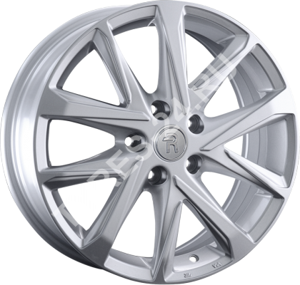 ДискHyundaiHND2827JxR17 PCD5x114.3 ET51 DIA67.1,серебристый