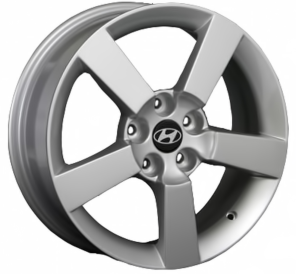 ДискHyundaiHND507JxR17 PCD5x114.3 ET35 DIA67.1,серебристый