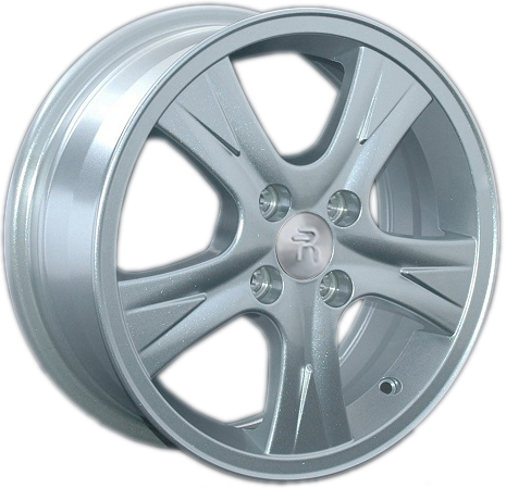 ДискHyundaiHND776JxR15 PCD4x100 ET48 DIA54.1,серебристый