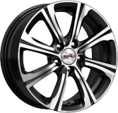 ДискIFreeАпероль6JxR15 PCD4x100 ET45 DIA60.1,чёрный