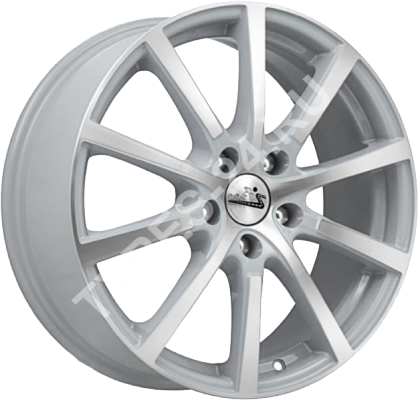 ДискIFreeBig Byz (КС680)7JxR17 PCD5x114.3 ET37 DIA66.6,серебристый