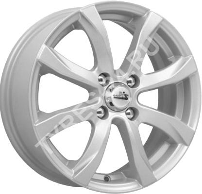 ДискIFreeДайс (КС696)6JxR15 PCD4x108 ET45 DIA63.4,серебристый