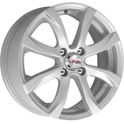 ДискIFreeДайс (КС696)6JxR15 PCD4x100 ET48 DIA54.1,серебристый