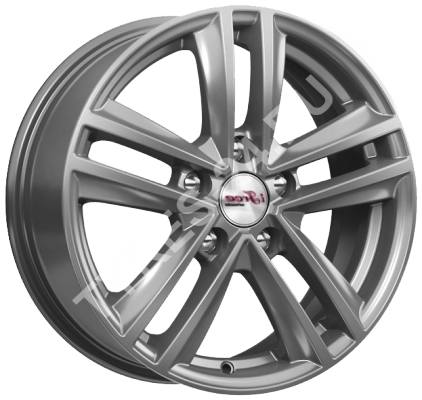 ДискIFreeКатар7JxR16 PCD5x100 ET40 DIA67.1,серебристый