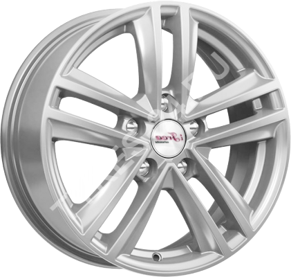 ДискIFreeКатар6.5JxR16 PCD5x114.3 ET45 DIA60.1,серебристый