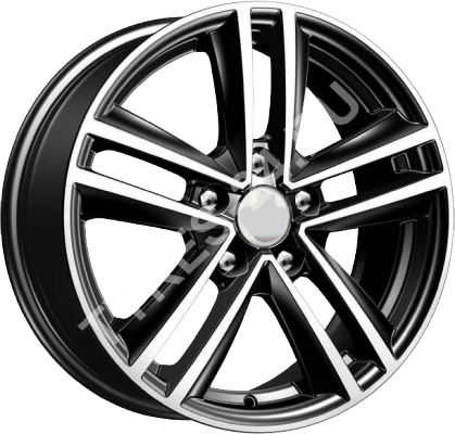 ДискIFreeКатар6.5JxR16 PCD5x114.3 ET40 DIA66.1,чёрный