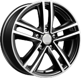 ДискIFreeКатар6.5JxR16 PCD5x112 ET46 DIA57.1,чёрный