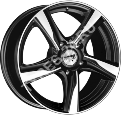 ДискIFreeКайт (КС686)7JxR16 PCD5x108 ET45 DIA67.1,чёрный