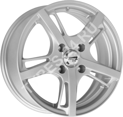 ДискIFreeКуба Либре6JxR15 PCD4x100 ET48 DIA54,серебристый