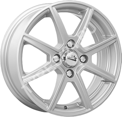 ДискIFreeМайями5JxR14 PCD4x100 ET38 DIA67,серебристый