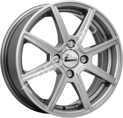 ДискIFreeМайями5JxR14 PCD4x100 ET38 DIA67,серебристый