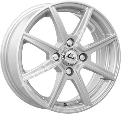 ДискIFreeМайями5.5JxR14 PCD4x100 ET35 DIA67.1,серебристый