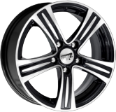 ДискIFreeS.U.6JxR15 PCD5x114.3 ET45 DIA67.1,чёрный