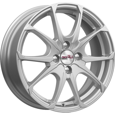 ДискIFreeТакеши6JxR16 PCD4x114.3 ET40 DIA67.1,серебристый