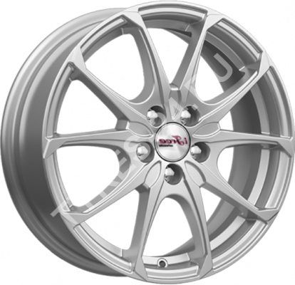 ДискIFreeТакеши6JxR16 PCD5x100 ET35 DIA67.1,серебристый